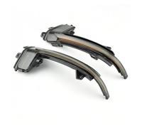 PRFGSGVBV Turn Signal Light For A4 For A5 S5 B8.5 RS5 RS4 Dynamic Scroll LED Turn Signal Light Sequential Rearview Mirror Indicator Blinker Light Mirror Indicator Light(Black)