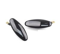 PRFGSGVBV Turn Signal Light For Jaguar For S-Type XK8 XJ X350 Flowing Side Repeater Light LED Dynamic Side Marker Turn Signal Lights Indicator Mirror Indicator Light(Dynamic Smoked)