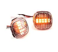 PRFGSGVBV Turn Signal Light For Seat Cordoba For Ibiza Mk2 For Leon Mk1 2PCS LED Turn Signal Side Marker Light Dynamic Sequential Lamp Mirror Indicator Light(Crystal)