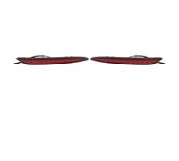 PRFGSGVBV Turn Signal Light For Tesla For Model 3 2016-2023 For Model Y 2017-2023 2PCS Rear Fog Lamp Brake Light Turn Signal Reflector LED Bumper Light Mirror Indicator Light(Red D Plug and Play)