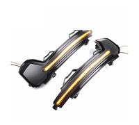 PRFGSGVBV Turn Signal Light For Tiguan MK2 II R 5N MK3 Dynamic Turn Signal LED Side Wing Rearview Mirror Indicator Blinker Sequential Light Mirror Indicator Light(Dynamic Smoked)