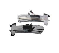 PRFGSGVBV Turn Signal Light For XC60 2014 2015 2016 2017 Dynamic LED Flashing Side Mirror Lamps Sequential Blinker Turn Signal Light Indicator Mirror Indicator Light(Dynamic Smoked)