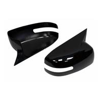 PRFGSGVBV Wing Mirror Covers For Mitsubishi For Lancer X 10 EX EVO 2013-2016 Side Door Rearview Mirror Cover Trim Car Styling Accessories Part Replacement Wing Mirror Cap(Black,With light)