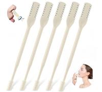 prgislew Nose Hair Trimmer 5 Pcs 2-in-1,2025 New Double Sided Nose Trimmer.Portable 360° Rotating Manual Nasal Hair Cutter for Men and Women, Manual Hair Remover for Home Travel Essentials