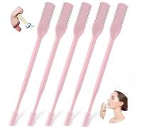 prgislew Nose Hair Trimmer 5 Pcs 2-in-1,2025 New Double Sided Nose Trimmer.Portable 360° Rotating Manual Nasal Hair Cutter for Men and Women, Manual Hair Remover for Home Travel Essentials