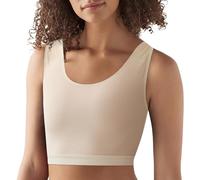 PRGTB Chest Binder for Transgender Half FTM Binder Trans Breathable Compression Bra, Nude, 5X-Large