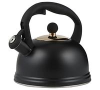 Price and Kensington Black Stovetop Whistling Kettle 1.8 Litre