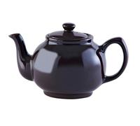 Price & Kensington Traditional Ceramic Tea Serving Teapot 6 Cup Brown (Pack of 2)