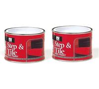 PRICE BEATER 2x Step & Tile Red Paint, High Performance, Non Cracking, Tough And Durable, Vibrant Colour, Easy To Apply, Ideal Use On Wood, Metal & Concrete, 180ml
