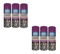 PRICE BEATER Clutch & Brake Cleaner Spray, Powerful Cleaning Action, Fast-Drying Formula, Moisture Protection, Non-Corrosive, Ideal for Grease, Oil, Dirt, & Brake Dust, 400ml (6 pcs)