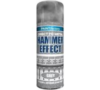 PRICE BEATER Hammer Effect Metal Spray Paint, Grey, Black or Silver, Interior & Exterior Rust Protection Aerosol for Metal, Wood & Plastic, Ideal for Auto, Furniture & Garden Use, 400ml (1 Pcs)