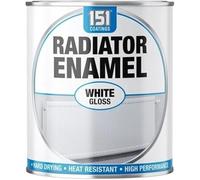 PRICE BEATER Radiator Enamel White Gloss Paint, Hard Drying, Non-Cracking, Durable, Long-Lasting, High Gloss Finish for Radiators, Heaters & Multi-Surface Interior& Exterior Use, 300ml, (1 PCS)