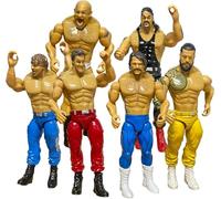 PRICE BEATER Wrestler Action Figure Toy Set, Smooth Texture, Eye Catching Design, Vibrant Colour, Encourages Imaginative Play And Storytelling, Dynamic Collection (12PCS)