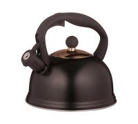 Price and Kensington Black Stovetop Whistling Kettle 1.8 Litre