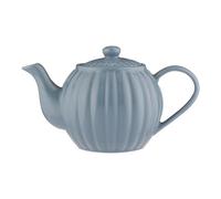 Price & Kensington Luxe 6 Cup Stoneware Teapot Bluebell 1100 ml, Navy