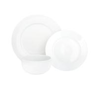 Price & Kensington Simplicity Dinner Set 12 Piece White Porcelain