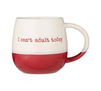 Price & Kensington Stoneware Coffee Latte Tea Cup Choco I Can't Adult Today Hot Chocolate Beverages 340ml