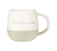 Price & Kensington Stoneware Latte Mug Coffee Tea Cup Choco I Love You A Latte Hot Chocolate Beverages 340ml