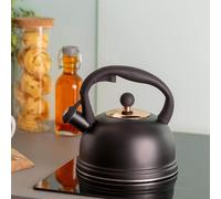 Price & Kensington Stove Top Kettle, Black - 1.8L