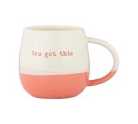 Price & Kensington You Got This Mug 340ml White/Pink