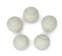 Price of Bath 5 White Tennis Balls (5 Loose Packed Balls) | Type 2 Pressureless, ITF Standard | Made in UK | Traditional White Colour | Great For Court Play, Coaching, Games or Dog Fetch |