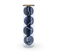 Price of Bath Coloured Tennis Balls (1 Tube of 4 Balls) | Type 2 ITF Standard | Made in UK | Perfect for Court Play, Training, or Dog Games! | Pick From Any Colour | (Navy)