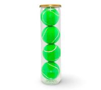 Price of Bath Coloured Tennis Balls (1 Tube of 4 Balls) | Type 2 ITF Standard | Made in UK | Perfect for Court Play, Training, or Dog Games! | Pick From Any Colour | (Green)