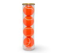 PRICE of Bath Orange Tennis Balls - Tube of 4 | Type 2 Balls | High-Visibility, Colourful Balls | Made in UK!