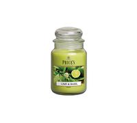 Price ?s Lime & Basil Scented Candle 630g