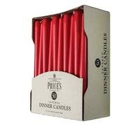 PRICE`S TAPERED DINNER CANDLES 50 Pack Overdipped With Classic wax Everyday Use