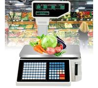 Price Scale Digital Label Printing Commercial Barcode Vertical Display, for Supermarkets, Retail Stores, Warehouse Weighing