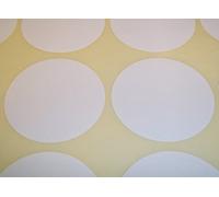 Price Stickers Sticky Dots - Pack of 1000 38mm White Dot Stickers, Coloured Spot Sticker Dots, Round Sticker Labels, Plain Circle Small Sticky Labels Assorted Colours Easy Peel Blank Colour