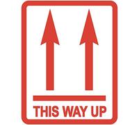 Price Stickers 'This Way Up' Stickers, Bright Red, Pack of 500, 80 x 103 mm