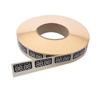 Price Tag Sticker Labels - Customizable Prices Multi-Currency (Euro Pound Sterling Dollar Złoty Swedish Krona Czech Turkish Lira) Vending Machines Price List Tobacco Bars Shelves (50)