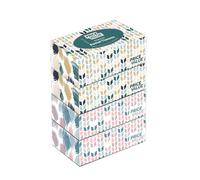 Price Value Premium Facial Tissues, White, 2-Ply, 230 Sheets Per Box, 4 Boxes, 920 Total Sheets, Soft and Durable