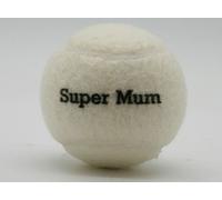 Price's 1 x 3 'Super Mum' Tennis Balls in a Tube (White)