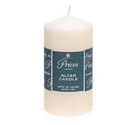 Price's 150mm x 80mm Altar Candle - Premium Wax Candle with Up to 75 Hours Burn Time - Smokeless & Non-Drip, Perfect for Weddings, Church Ceremonies, Home Use, Events & Classic Altar Decoration