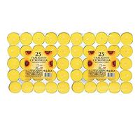 Prices 2 x Citronella Tealights Candle (pack of 25)