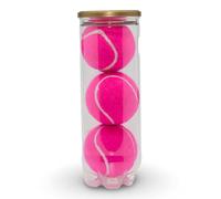 Price's 3 Coloured Padel Balls in a Tube (Pink)