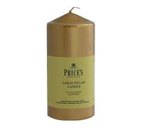 Prices 6" Pillar Candle Gold - CDD060631