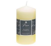 PRICES ALTAR CANDLE 150x80MM CHURCH CANDLE IVORY