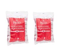 Price's Candles 2 x 50 Pack Sentinel Range 8 Hour Tealights Bags | Perfect Long Burning Tea Lights for Home, Catering or General Use | 100 Standard Size Long Burning Tea Lights