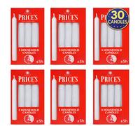 Prices Candles 30 Pack White Dinner Taper Candles 5 Hour Burn Home Use