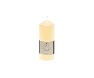 Price's Candles - 6" Ivory Pillar Candles - Smokeless Burn - Unscented - Slow Burning - Non-Drip - Multi-Purpose