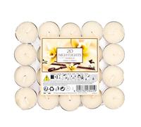 Price's Candles Aladino Vanilla Nightlights Pack of 20 | Vanilla fragrance, long-burning wax, ambient lighting, decorative home décor, ideal for relaxation, gifting and everyday use