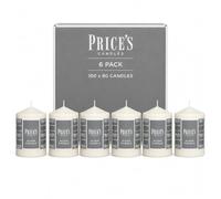 Price's Candles Altar Candle Unscented 100 x 80 mm Pack of 6