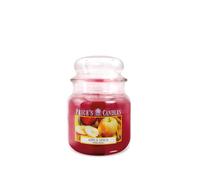 Price's Candles Apple Spice Medium Jar Candle | Apple & cinnamon fragrance, long-burning wax, decorative glass vessel, relaxing ambience, elegant home décor