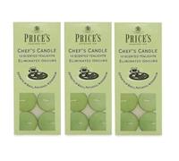 Price's Candles - Chef's Candle Tea Lights 10 Pack x 3 (30 Candles)