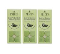 Price's Candles - Chef's Candle Tea Lights 10 Pack x 3 (30 Candles)