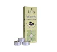 Price's Candles Chef's Tealights – Odour Eliminating with Basil, Patchouli & Geranium – Pack of 10